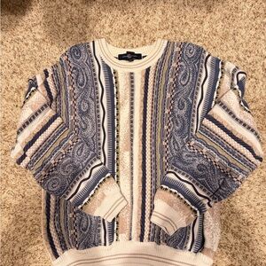 Elegant Striped Crewneck Sweater